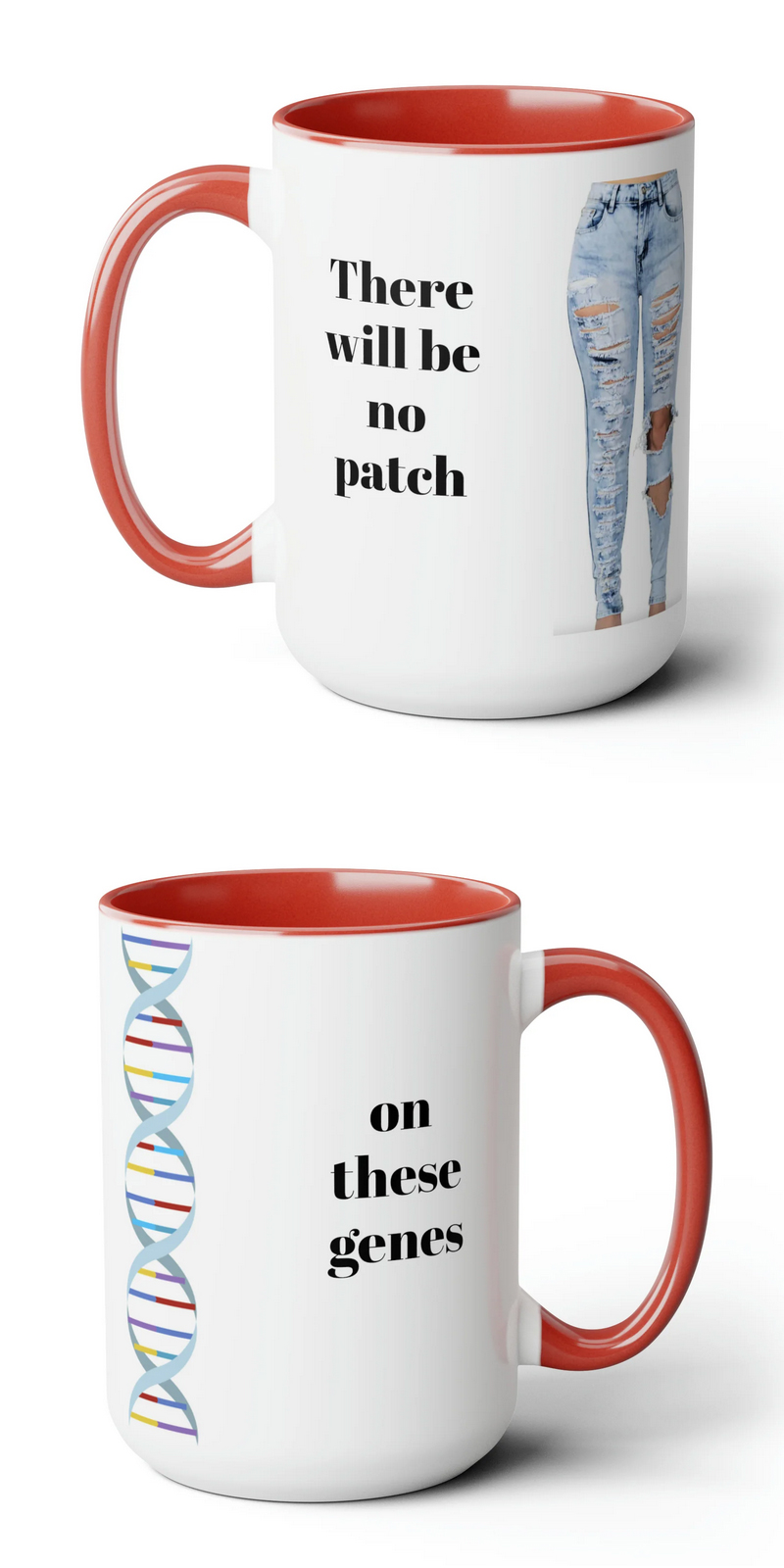 Anthony and Kathleen Patch - Mug - No Patch On These Genes